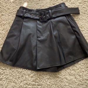 NWT!! Lily Rain Faux Leather Shorts